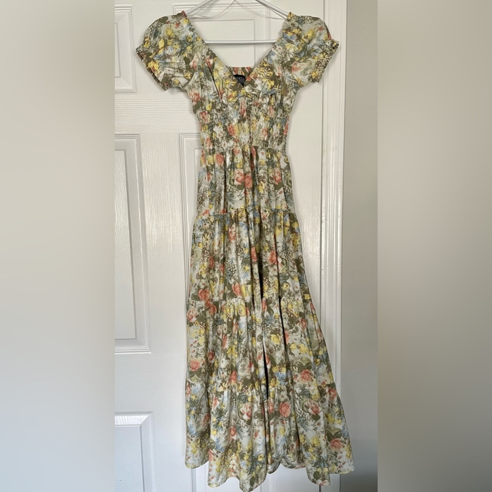 Danielle Bernstein Floral Poplin Dress
